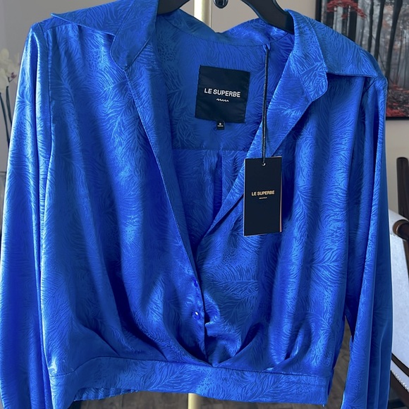 LE SUPERBE Montmartre Top In Blue - Picture 4 of 8